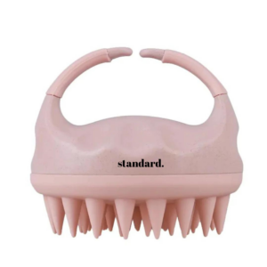 Pink Silicone Scalp Massager