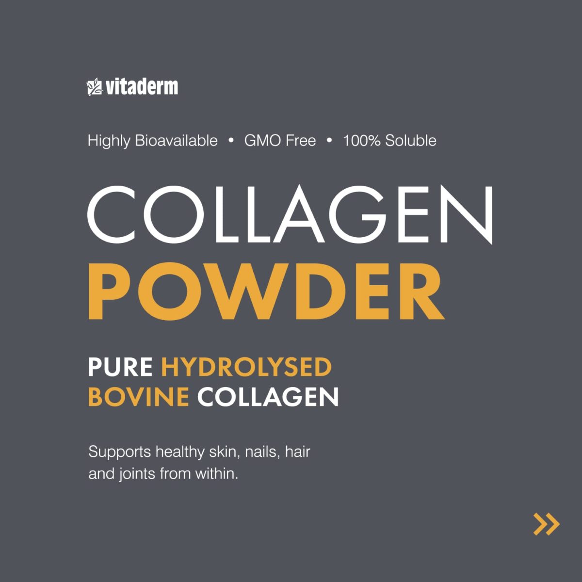 Vitaderm Collagen Powder | 200g | Enhances Skin Hydration & Firmness