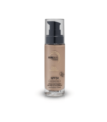 SUNSKIN UV-DERM FACE | SPF50 | Tinted Cream | Medium 1 | 30 ml