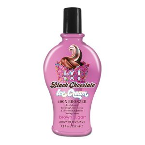 Tan Black Chocolate Ice Cream 400X | 221 ml | Ultra Advanced Bronzing Gelato | Iced Coconut Cake Fragrance